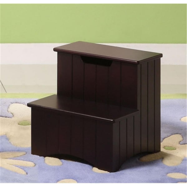 Inroom Furniture Designs Storage Step Stool Merlot Finish 31M - main