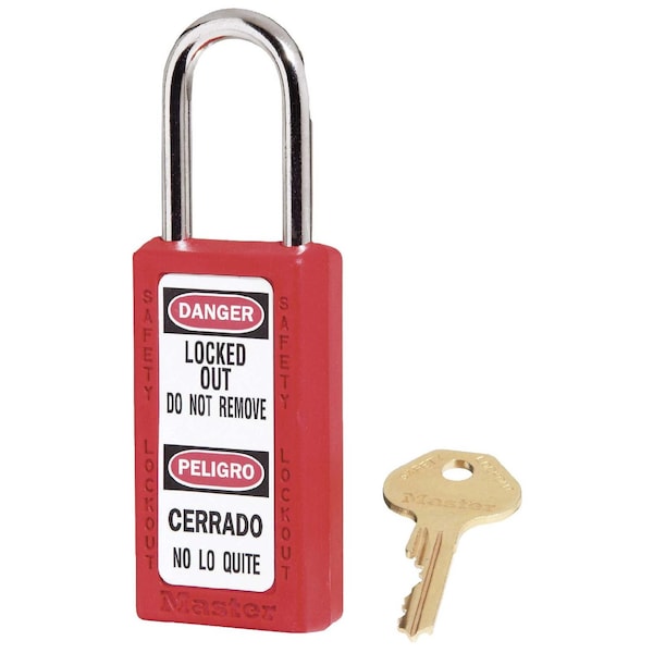 Nmc Red W/3 Body Safety Lock-Out Padlock MP411R - main