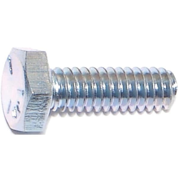 Midwest Fastener Grade 5, 1/4" Hex Head Cap Screw, Zinc Plated Steel, 3/4 in L 00252 - main