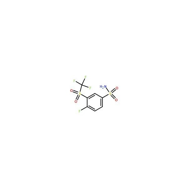 Ak Scientific 4-Fluoro-3-((trifluoromethyl)sulfonyl)benzenesulfonamide (10g), CAS 1027345-08-9 X8623-10g - main
