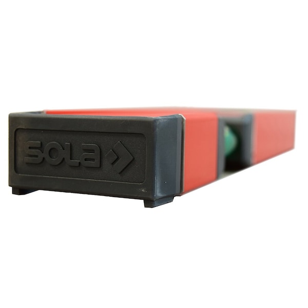 Sola Box Level,Aluminum,72 In,Red (LSB72) | Zoro