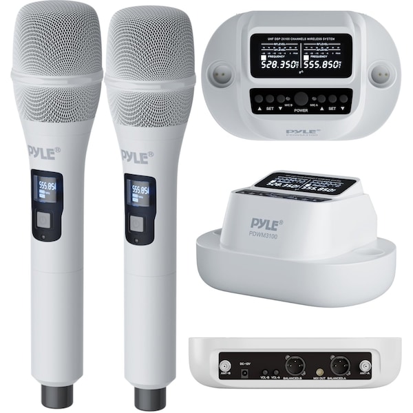 Pyle Karaoke Microphone Set PDWM3100 - main