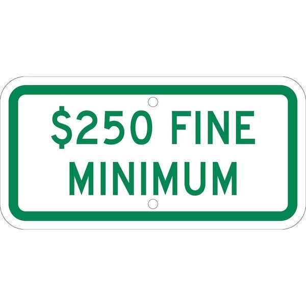 Nmc State Handicapped Parking Plaque $250 Fine Minimum, TMAS16J TMAS16J - main