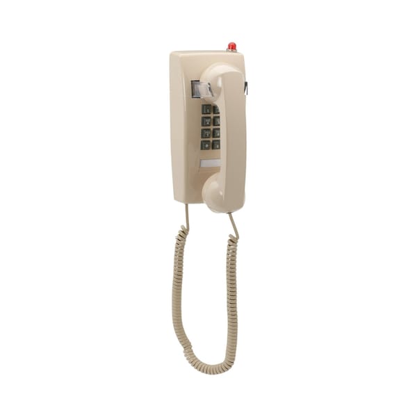 Zoro Select Standard Wall Phone, Beige, Msg Indicator T-25 CRM w/MW - main