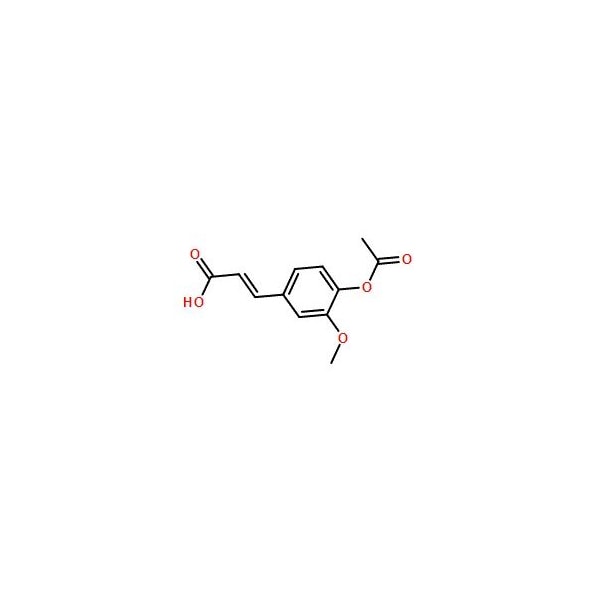 Ak Scientific 4-Acetoxy-3-methoxycinnamic acid (100g), CAS 2596-47-6 2184AB-100g - main
