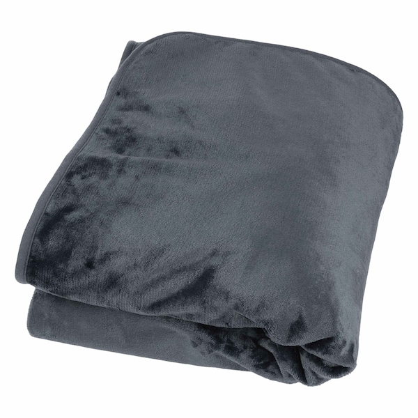 Lavish Home Waterproof Blanket King-Size Blanket for Kids, Pets, & Outdoors Throw for Bed, Couch, Chair & Car HT-THROW3-GRY - main