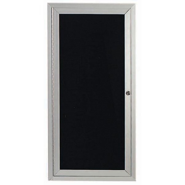 Aarco Outdoor Enclosed Directory w/ Al Frame, Clear Satin Anodized Finish, 24''Hx12''W OADC2412 - main