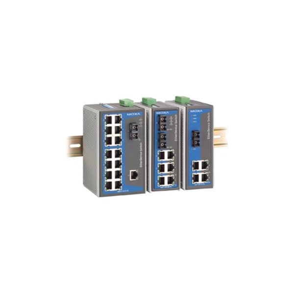 Moxa EDS-308-MM-SC Ethernet Switch - 6 x 10/100Base-TX, 2 x 100Base-FX EDS-308-MM-SC - main