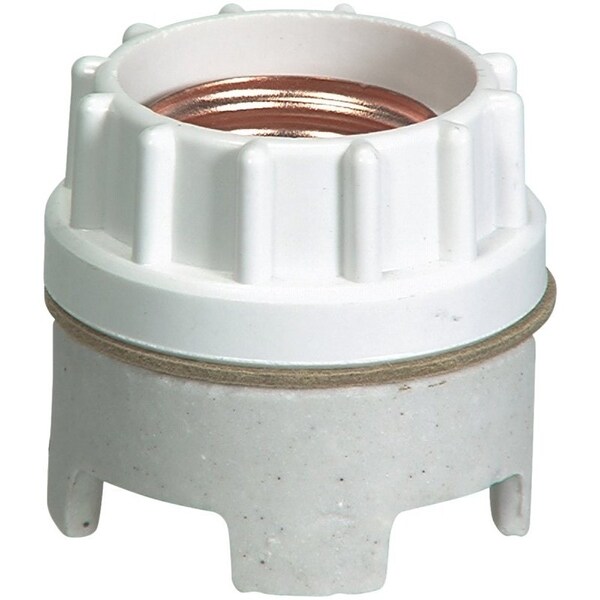 Eaton Wiring Devices Sign Receptacle, 250 VAC, 660 W, Porcelain Housing Material, White 610-BOX - main