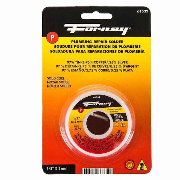 Defenseguard 0.13 in. Plumbing Solder - 4 oz DE3313737 - main