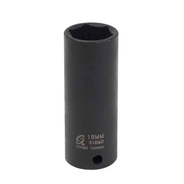 Sunex 3/8 in Drive 18Mm Deep Impact Socket 318MD - main