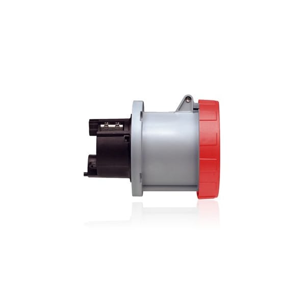 Leviton Industrial Grade Receptacle, Watertight, 125 Amp, 220/380V AC and 240/415V AC 5125R6W - main