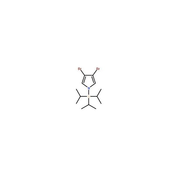 Ak Scientific N-(Triisopropylsilyl)-3, 4-dibromopyrrole (1g), CAS 93362-54-0 X3848-1g - main