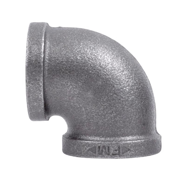 Stz Industries 1/2 in. FIP each X 1/2 in. D FIP Black Malleable Iron 90 Degree Elbow 312UPE90-12 - main
