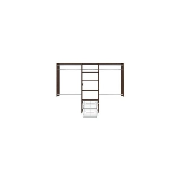Easy Track Entryway 48 in. to 96 in. W Closet System, Truffle PH68-TR - main