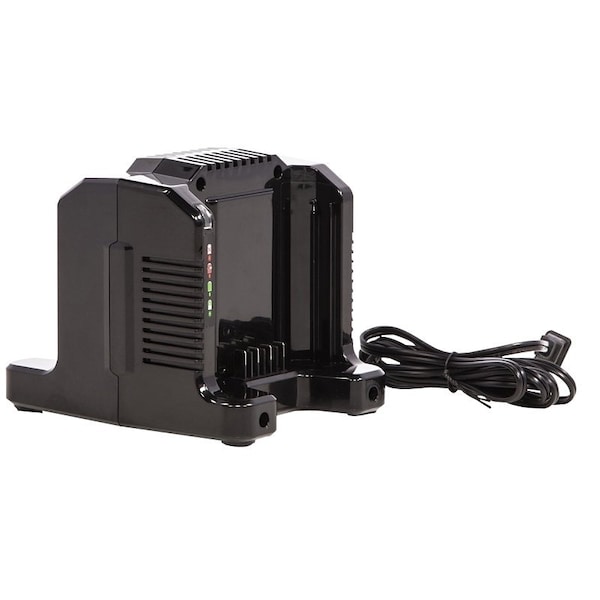 Greenworks Pro Series DualPort Rapid Charger, 80 V, 5 Ah, 8 A Charge, 90 min Charge 2958602AZ - main