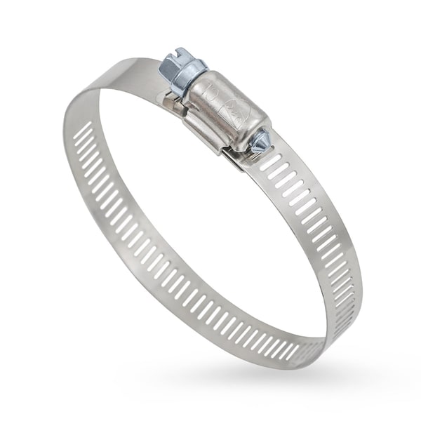 Everflow Stainless Steel Worm Drive Hose Clamps 1-1/2'' - 3-3/4'' Adjustable SAE 52, 10PK 5752SSHCA - main