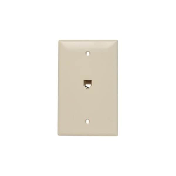 On-Q 2 Phone Line (4P4C) Wall Plate, Ivory (M10) TPTE1I - main
