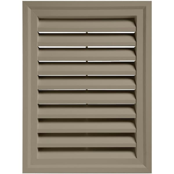 Ply Gem 18 x 24 Rectangular Clay Gable Attic Vent RECTGV1824 PC - main