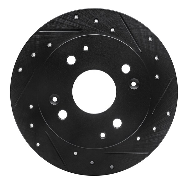 Dynamic Friction Co DFC Brake Rotor - Drilled and Slotted - Black 633-59019R - main