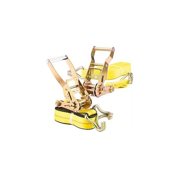 Xpose Safety Ratchet Straps Heavy Duty, 2 In x 15 FT Tie Down Straps Ratchet Operated with Double J Hooks RTD215-DJH-1-X - main