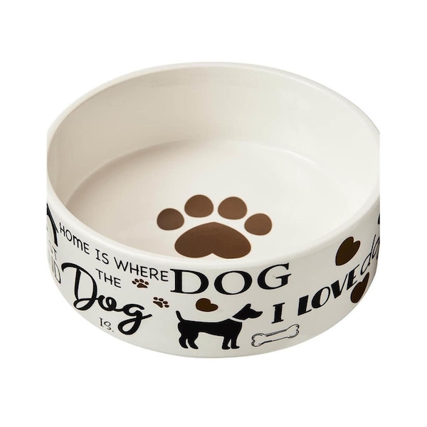 Ethical Products 7 in. I Love Dog Dish Bowl 108329 - main
