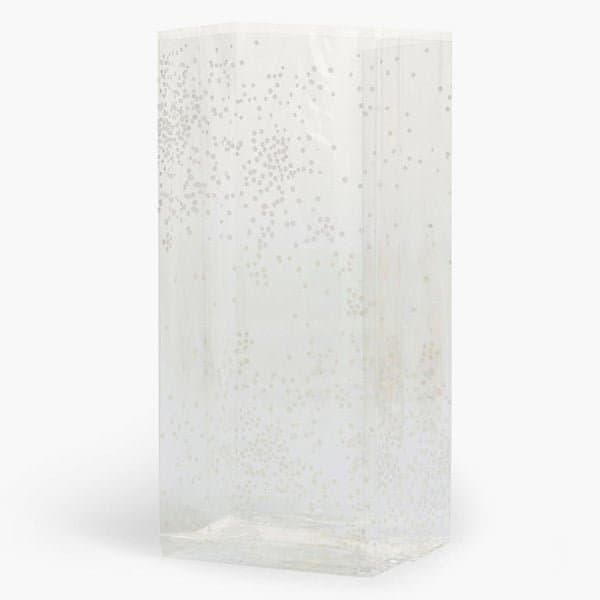 Nashville Wraps White Sprinkles Cello Bags, 6x3.5x14, 100, 100PK C7BWSP - main