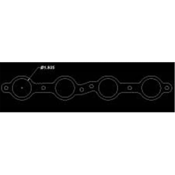 Olympian Athlete Header Gasket for Chevy LS1-LS7 OL1385995 - main