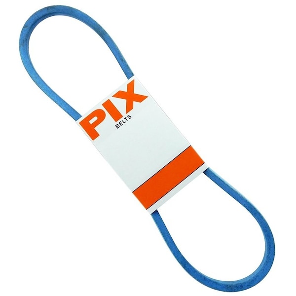 Pix Fractional Horsepower V-Belt, 1/2 in W, 9/32 in Thick, Blue A37K - main