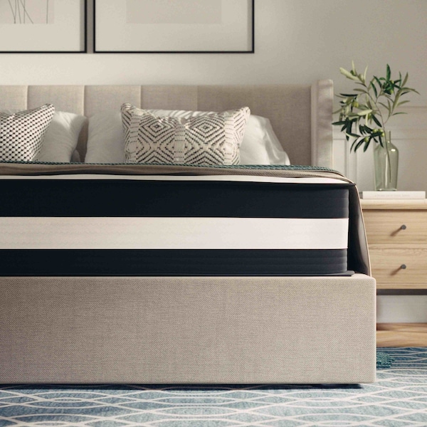 Flash Furniture 12" Hybrid Mattress, Queen Mattress in a Box CL-E230P-R-Q-GG - main