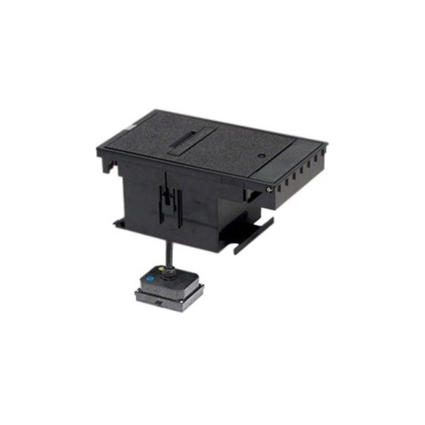 Wiremold Box Cover, Plastic, Duplex Receptacle Cover Type XB814C520BK - main