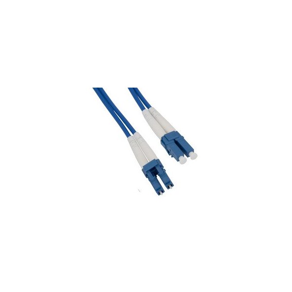 Cable Wholesale LC/UPC Armored Fiber Optic Patch Cable, 3.0mm, Single-mode Duplex, YOFC, LSZH, Blue jacket, 10 LCLC-71010 - main