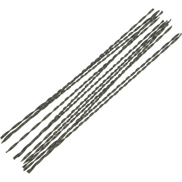 Supercut #05 .066" 35 TPI Spiral, Plain End Scroll Saw Blade, 12PK H9028 - main