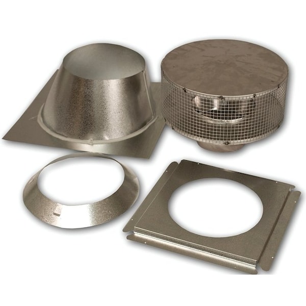 Fmi FMI CP-8DM Chimney Vent Kit, For 8 in ID, 12-3/8 in OD, 1700 deg pipe J0358/CP-8DM - main