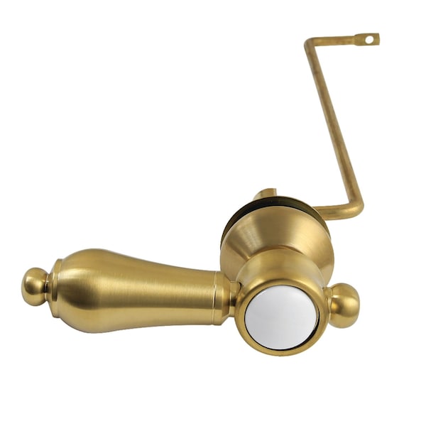 Kingston Brass Side Mount Toilet Tank Lever, Brushed Brass KTBALS7 - main