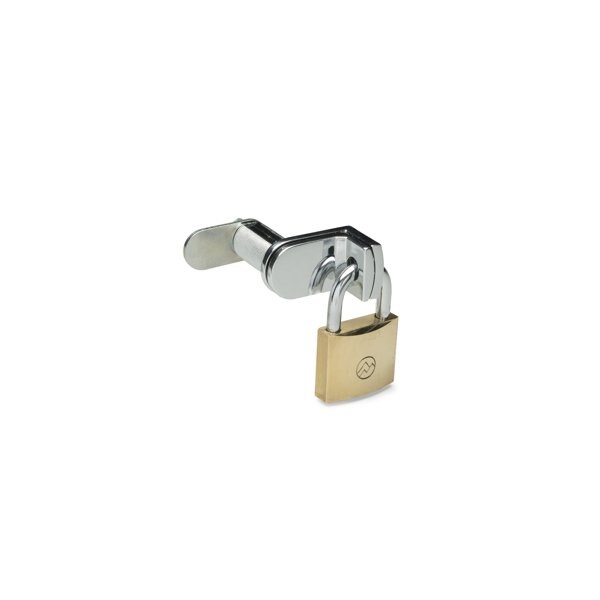 Olympus Lock 1-7/32in Pad Lockable Cam Lock, 626/US26D Satin Chrome DCP-US26D - main