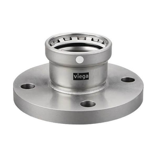 Viega MegaPress flange P 2.5 BP 4 BPd 5.5 carbon steel zinc-nickel coating 26775 - main