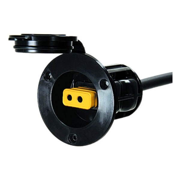 Cannon Flush Mount Power Port - Black 1903012 - main