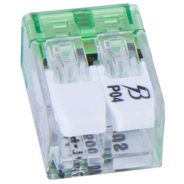 Gardner Bender 2Port Lever Connector, 24 to 14 AWG Wire, 2 Pole 19-PCL2 - main