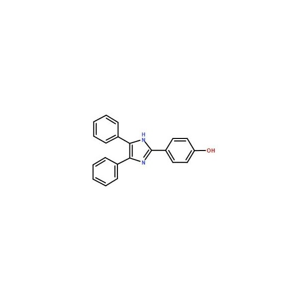 Ak Scientific 2-(4-Hydroxyphenyl)-4, 5-diphenylimidazole (100mg), CAS 1752-94-9 5021AL-100mg - main