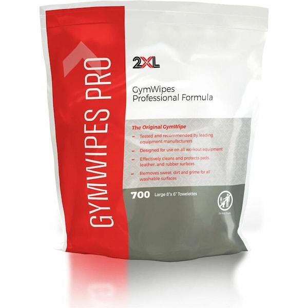 2Xl Gym Wipes Professional, 6 X 8, Unscented, 4PK L38 - main