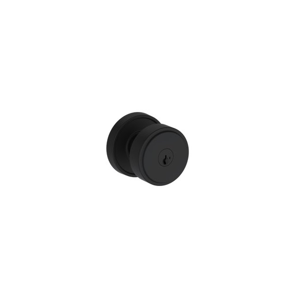 Baldwin Residential Door Knobs Keyed Entry Reversible Satin Black ENVASRRR190SMC - main