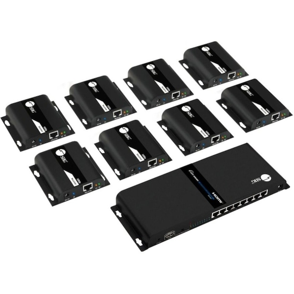 Siig EXTENDS 1080P HDMI SIGNAL UP TO 394FT OVER CAT6 CABLE TO UP TO 8 DISPLAYS, IR CO CE-H26W11-S1 - main