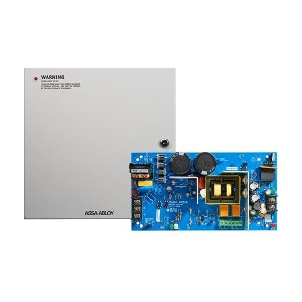 Securitron Power Supply, Steel, 14" L, 14" W, 4.75" H AQD6-8F2 - main