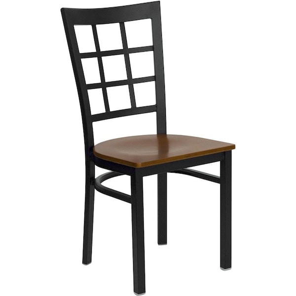 Flash Furniture Hercules Restaurant Chair, 16-1/2 in W 20" L 36-1/2" H, Plywood Seat XU-DG6Q3BWIN-CHYW-GG - main