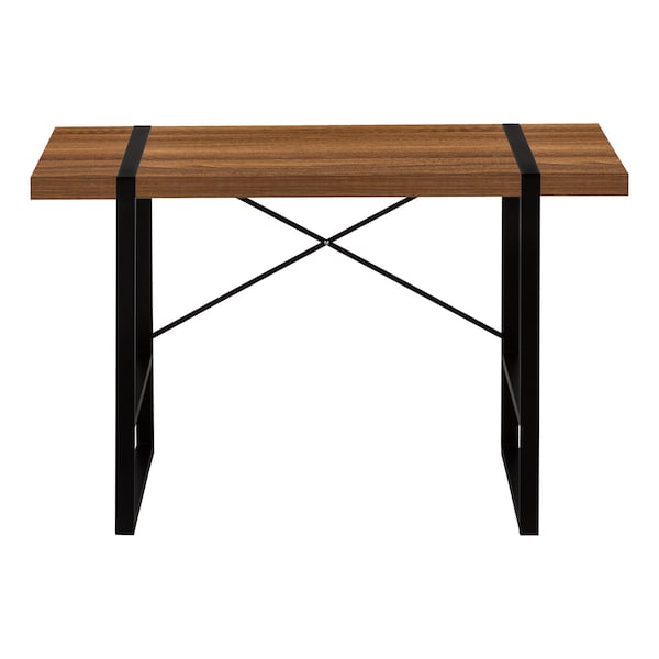 Homeroots 49" Brown and Black Computer Desk 489862 - main