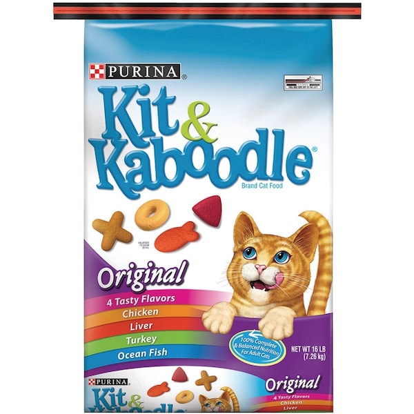 Purina Kit & Kaboodle 13 Lb. Chicken Liver Turkey & Fish Flavor Adult Dry Cat Food 178228 - main