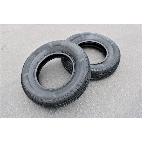 Antego ST205/75R14 Radial Trailer Tire, 8 Ply Load Range D Set of 1 T6108ST20575R14 - main