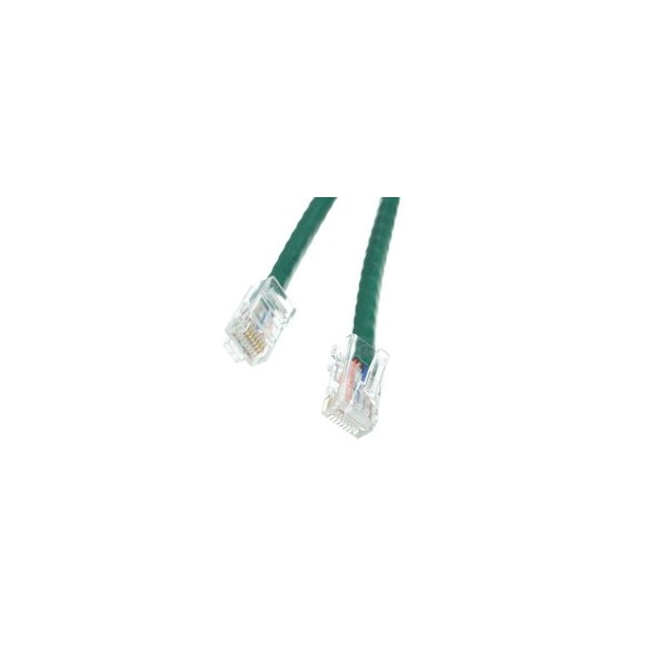 Cable Wholesale Cat5e Green Copper Ethernet Patch Cable, Bootless, POE Compliant, 1 foot 10X6-15101 - main