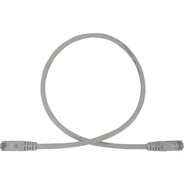Eaton Tripp Lite Series Cat6a 10G Snagless Molded UTP Ethernet Cable RJ45 M/M, PoE, White, 2 ft. N261-002-WH - main